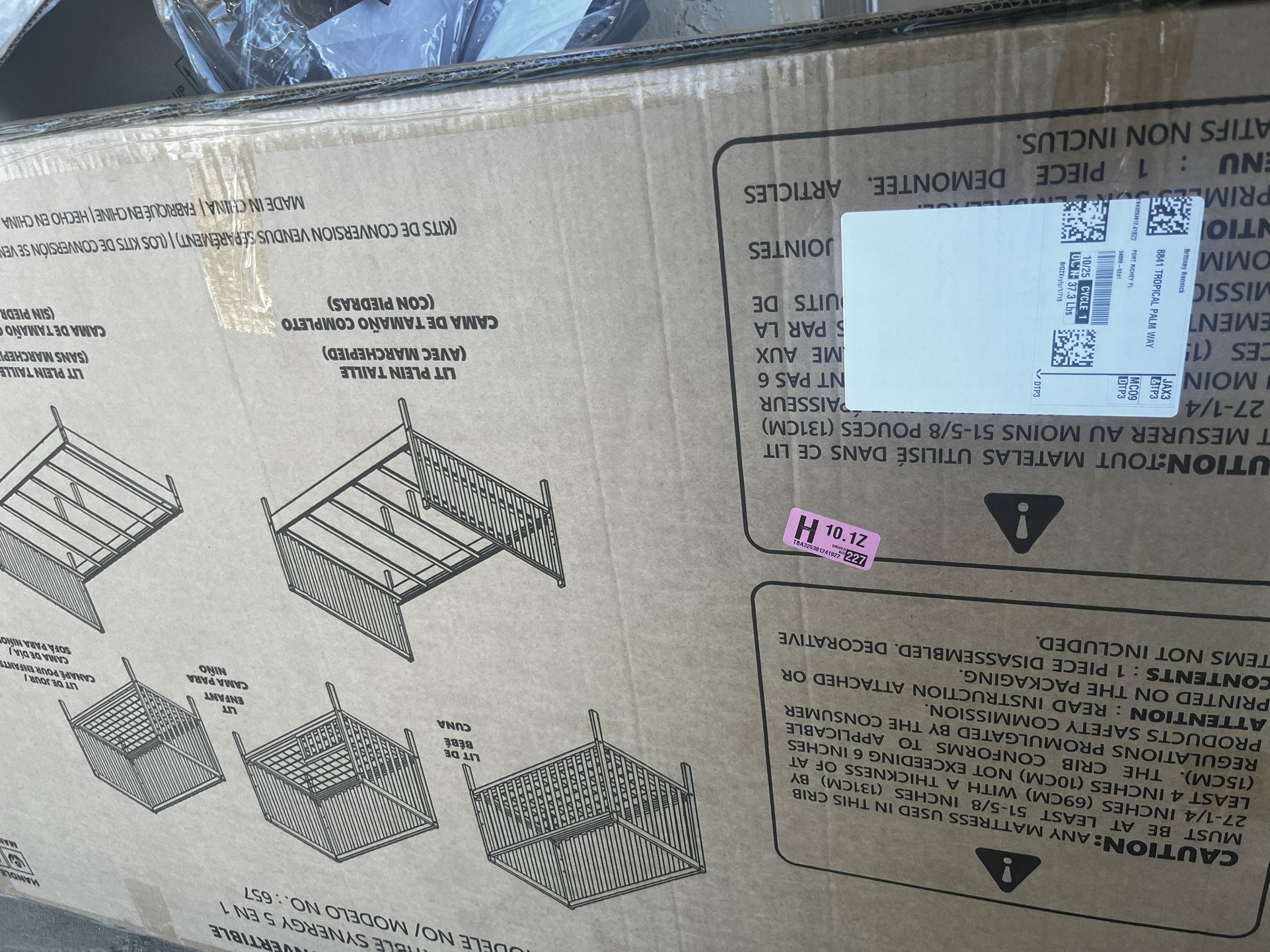 Crib And Toddler Bed All In One