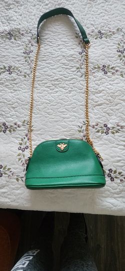 New Green And Gold Purse