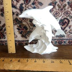 Lenox Dance of the Dolphins Sea Collection 1991 Fine Bone China Bisque Figurine