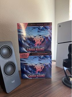 2x Pokémon Chaos Rising Elite Trainer Boxes (ETBs)