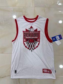 NBA National Basketball Association sleeveless jersey with red trim Size M
