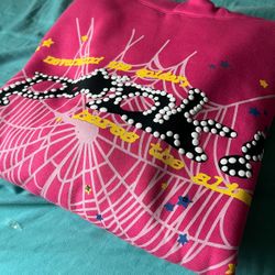 Brand new Dark pink Spider Hoodies