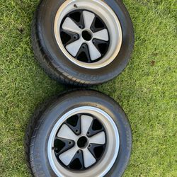2 Porsche FUCHS 8x15 OEM wheels 