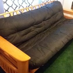 Futon, Oak Solid, 