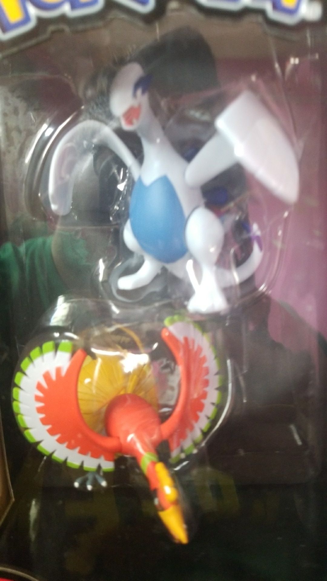 Pokemon Ho-Oh Lugia 4 Figure 2-Pack Damaged Package TOMY, Inc