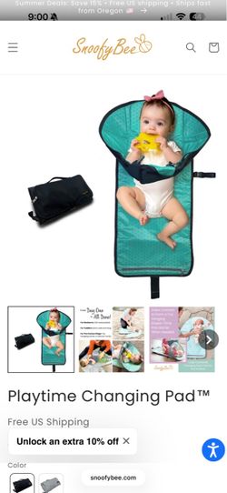 Playtime changing mat NEW never used