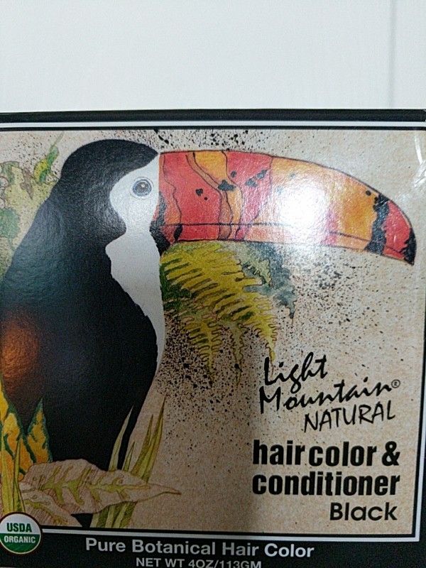Light Mountain Natural Black Hair Color And Conditioner For Sale