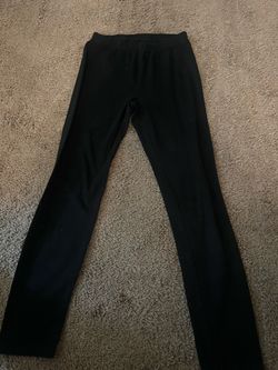 Black Leggings with Elastic Waistband