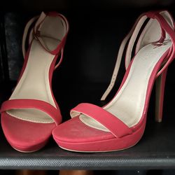 Red Stilettos size 7