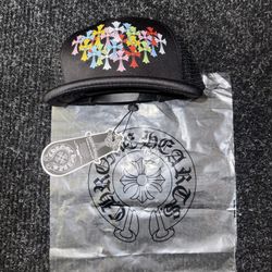Black Cross Ch Trucker Hat