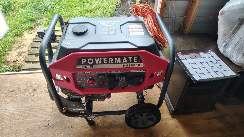 Power mate 7500 Duel Fuel Generator