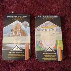 Prismacolor Colored Pencils And Watercolor Pencils 
