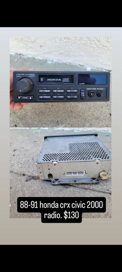 2000 stock radio for crx civic 88-91 oem usdm