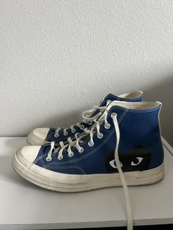 Blue Comme des Garcons Converse