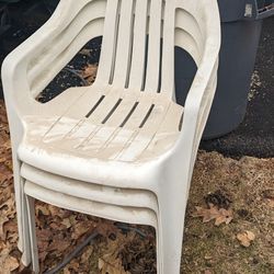 3 Stacking chairs