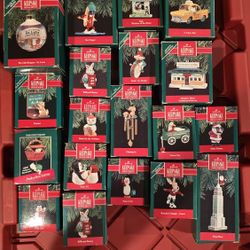 (23) 1990 Hallmark Ornaments - NEW IN BOX $60 Lot (or $4/each)