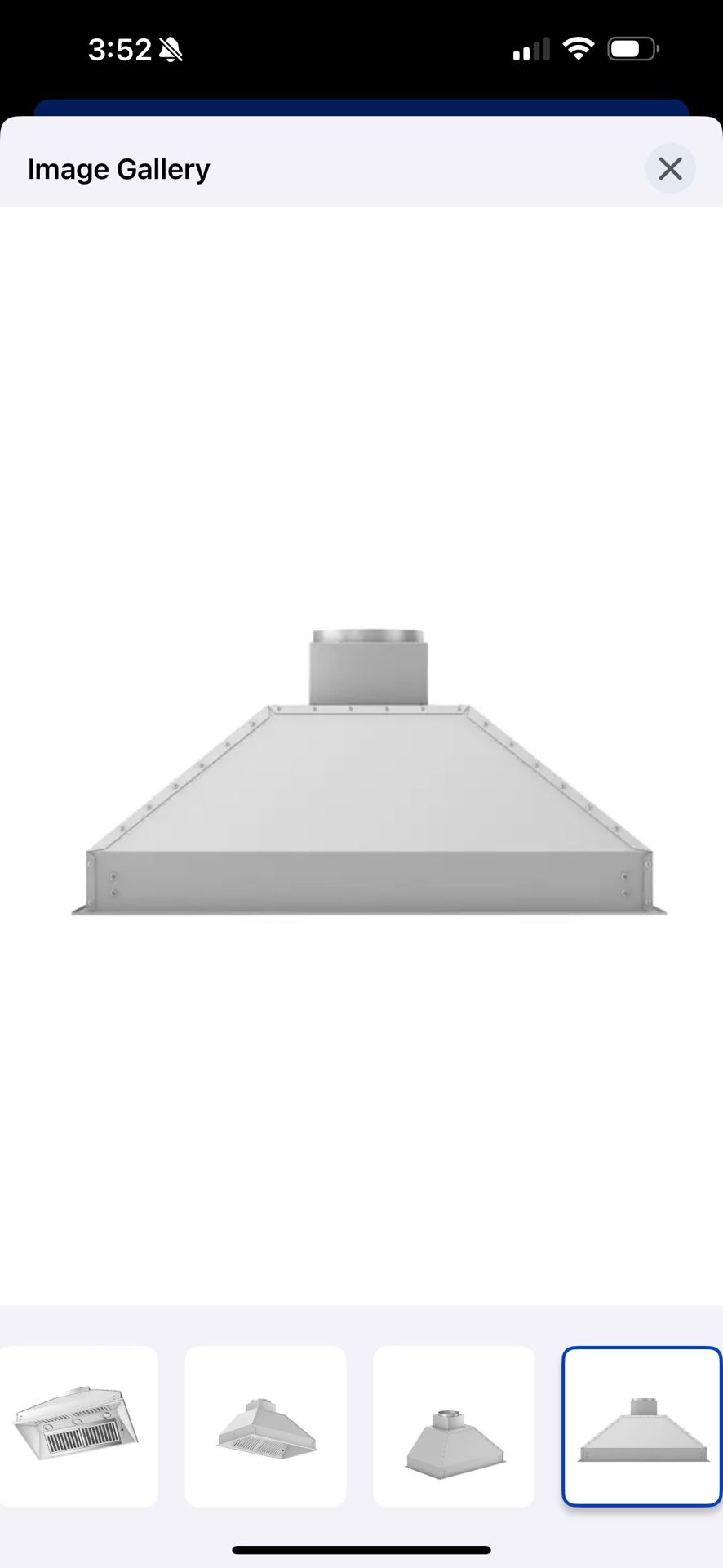 ZLINE Kitchen And Bath 34-in Ducted 700- CFM Stainless Steel Under Gabinet Range Hood