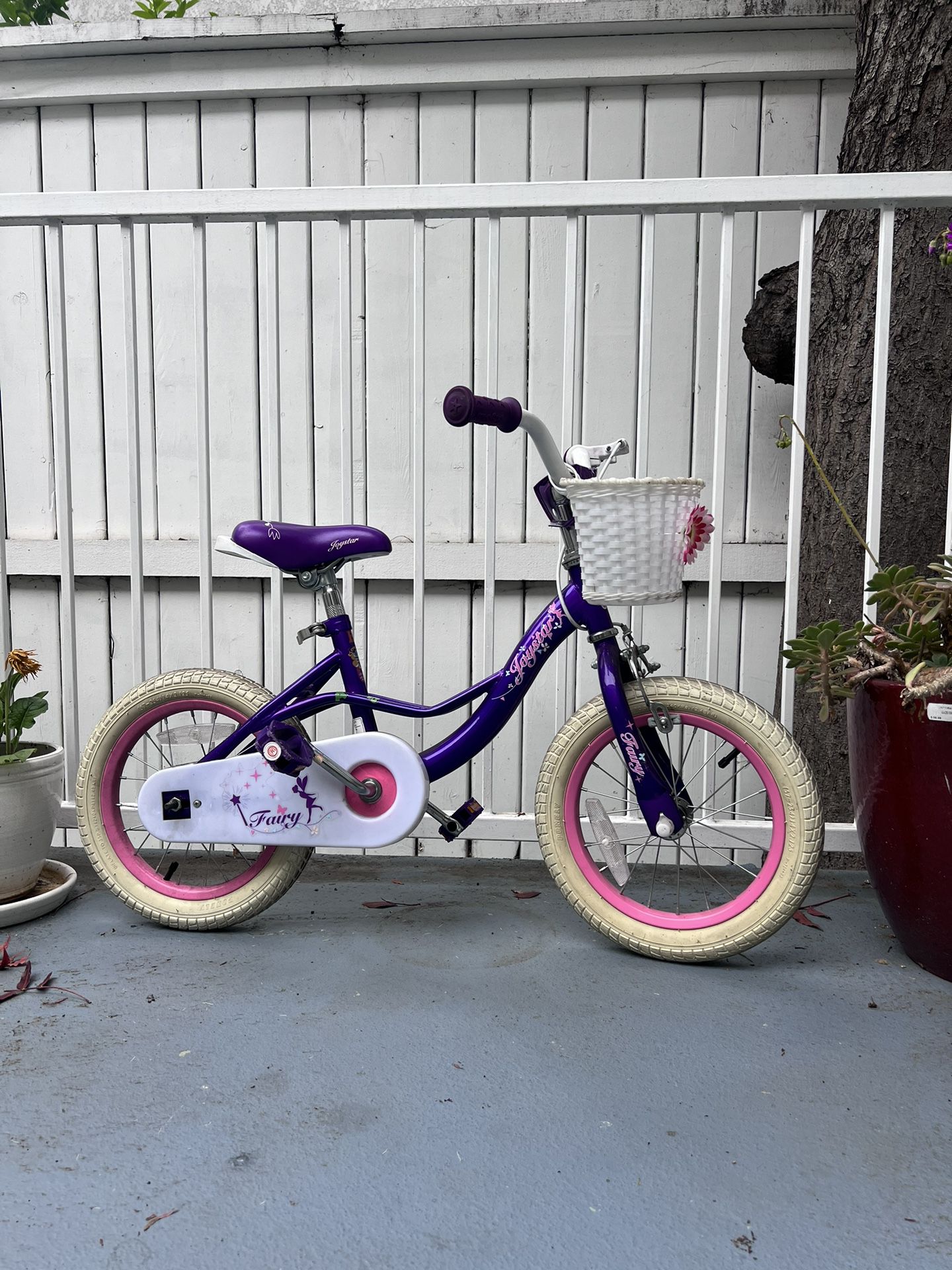 Joystar Girls Bike, Girls Bicycle for 3-7 years old, 14 inch wheels, brakes