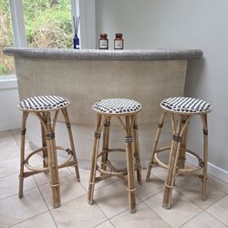 3 Bar Stools And A Bar Table