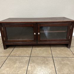 Tv Stand With Glass Doors