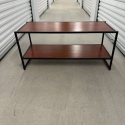 Wood and Metal Coffee Table- Firm Price