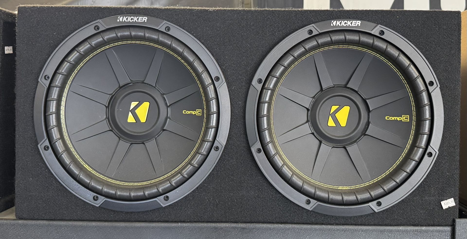 Dual 12” Kicker Comp C Subs