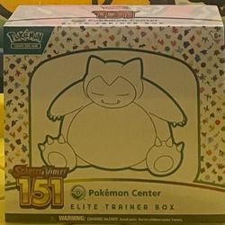 Pokémon 151 Elite Trainer Box Pokémon Center