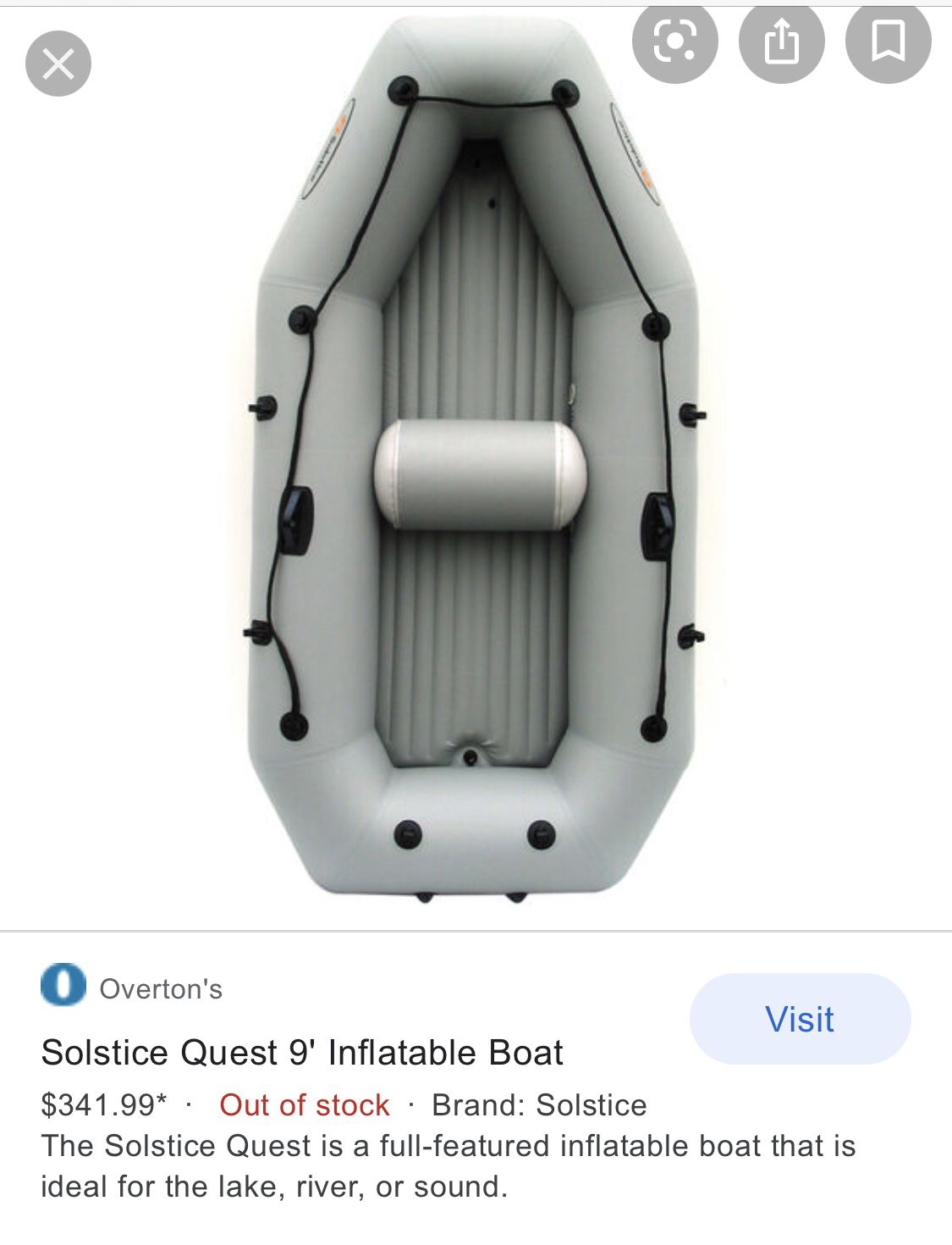 Photo Inflatable Boat Dinghy Soltice 4 Person