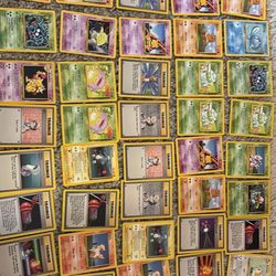 Pokémon Base Set cards, 78 in total.