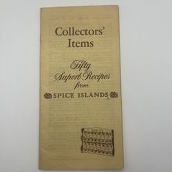 Collectors' Items: Fifty Superb Recipes From Spice Island 1959