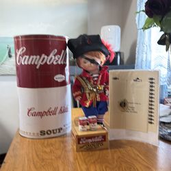 Porcelain Campbell Soup kid pirate