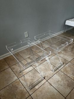Acrylic Folding Tray Tables