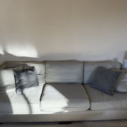 Living Spaces Couch And Armchair