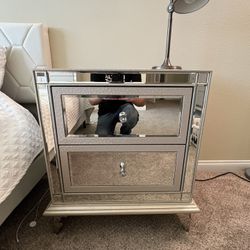 Michael Amini & Jane Seymour Hollywood Loft Nightstands. 2 available