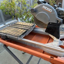 RIDGID - 12 Amp 8 in. Blade Corded Wet Tile Saw with Extended Rip 