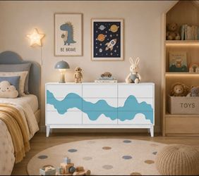 9 Drawers Dresser for Kids Room, Living Room, brand new in box.