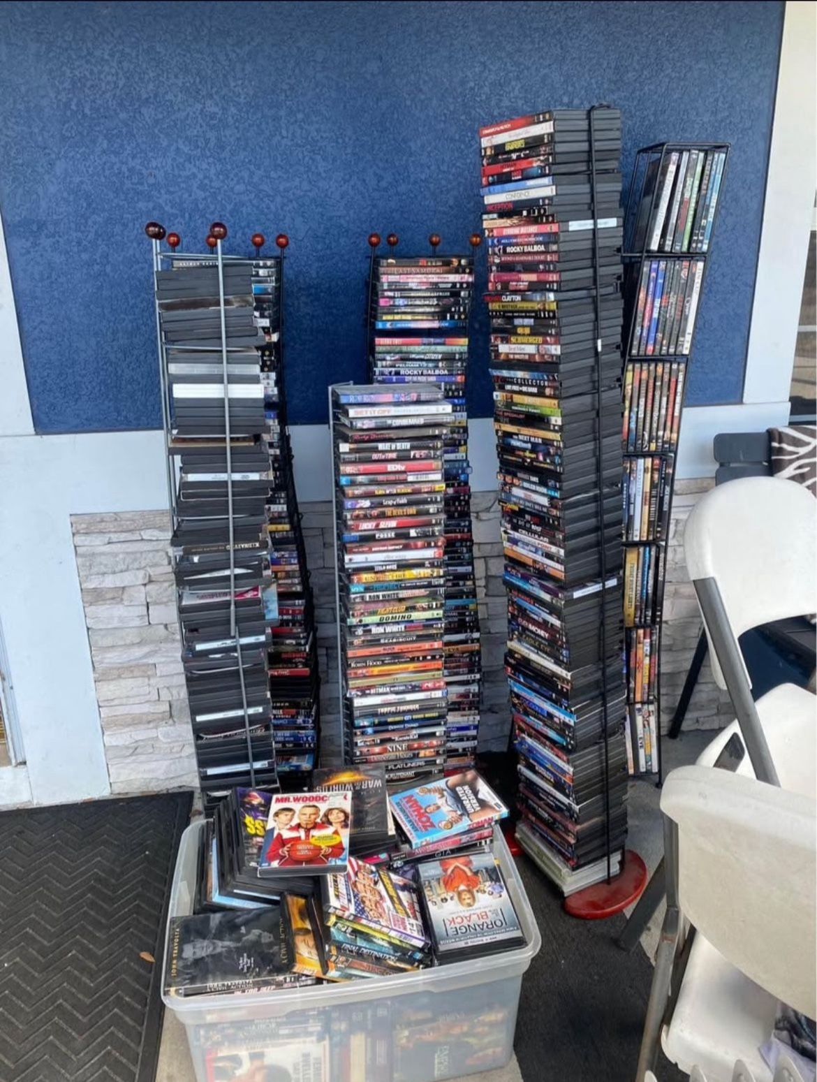 Over 500 DVD’s