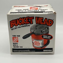 *NEW* Bucket Head 5 Gal. 1.75 Peak HP Wet Dry Vac Powerhead Shop Vacuum BH0100