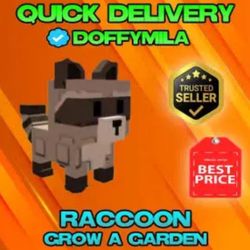 raccoon grow a garden
