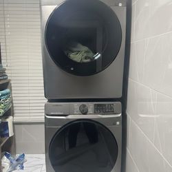 Front load, washer and dryer