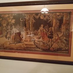 Framed tapestry
