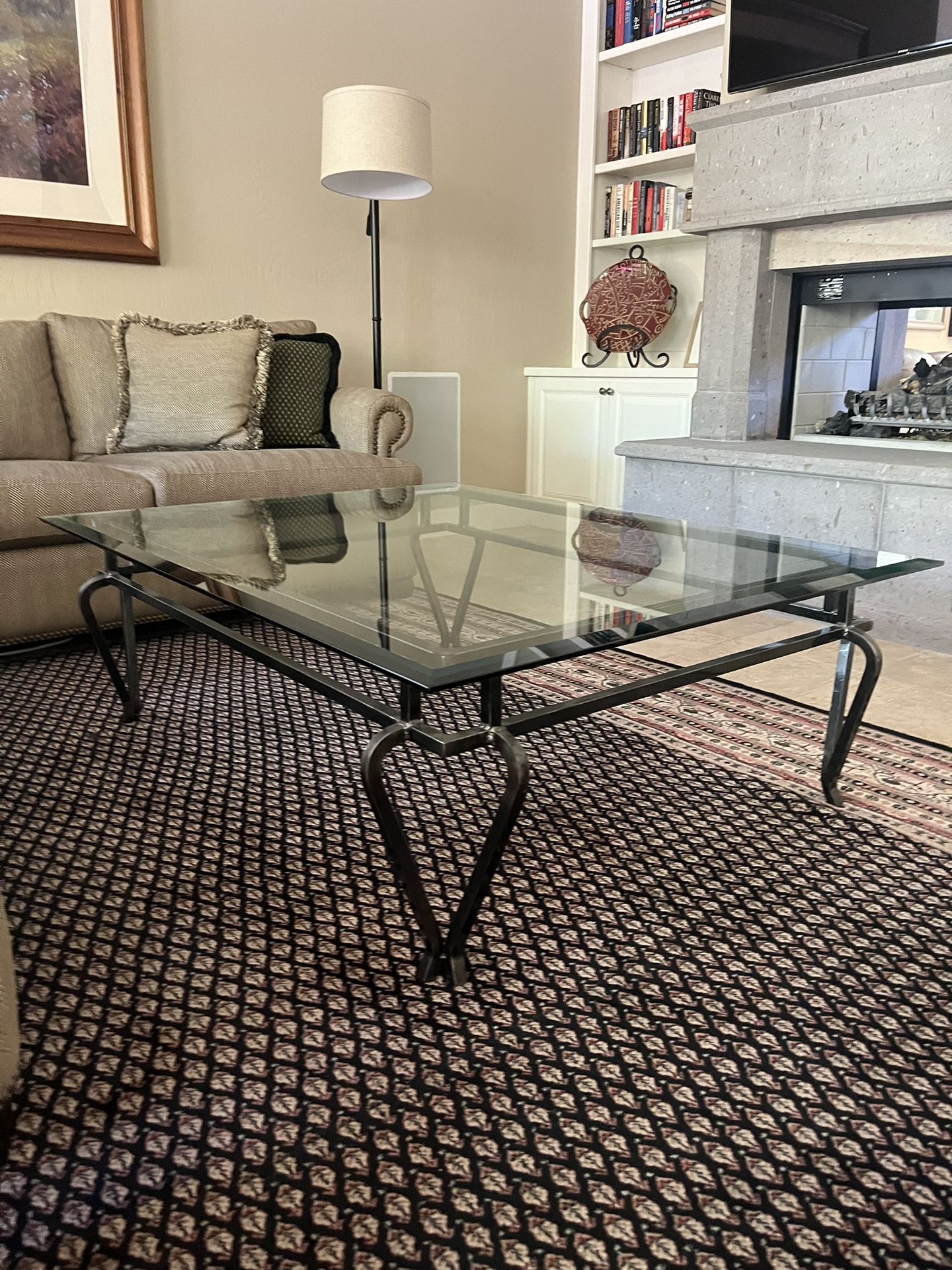 Large Glass Table 
