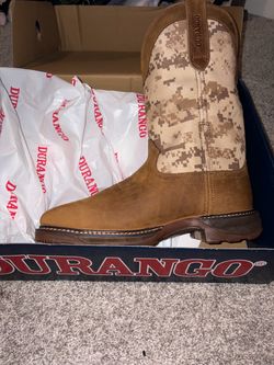 Steel toe boots