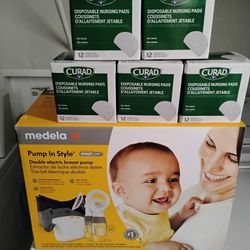 Electric Breast Pump With Nipple Pads