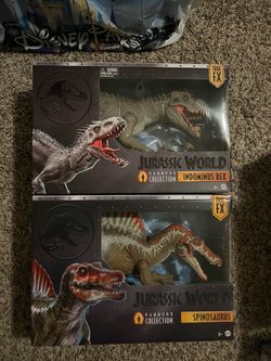 Jurassic Park Hammond Collection Spinosaurus & Indominus Rex