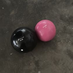 Workout weighted rubber ball sets