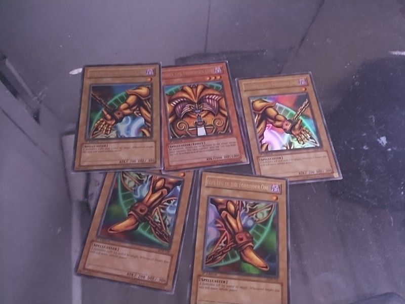 1st Edition Exodia The Forbidden One Lob Full Set
