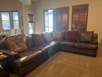 Creative Leather Sectional 
