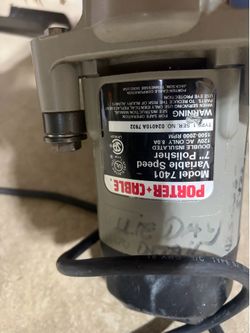 Porter cable orbital polisher model number 7401 7-inch