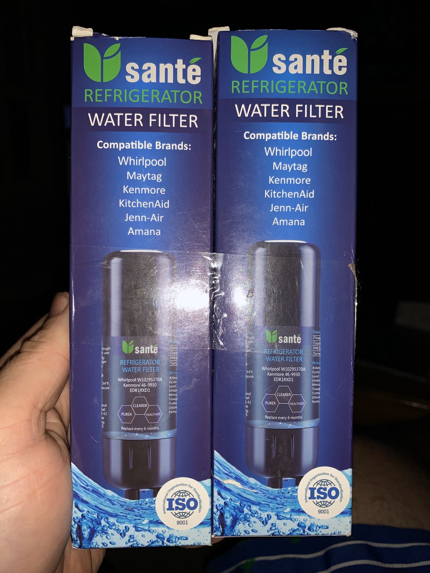 2 Sante refrigerator filter